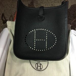 2019 Hermès Evelyne mini TPM Clemence leather GHW